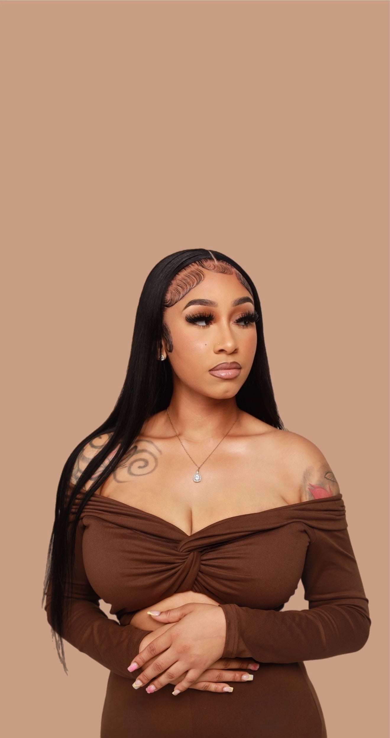 Black Full Frontal Wigs